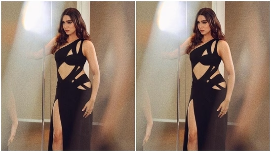 Sharvari Wagh is a smokeshow in a cut out black gown