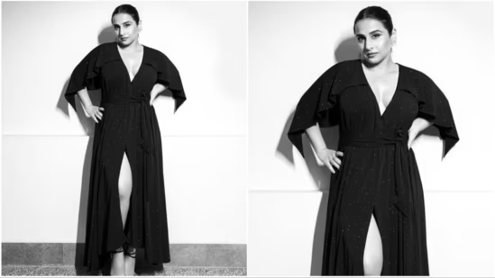 Loved Vidya Balan’s glamorous look in stunning black dress?