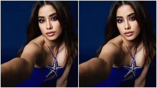 Janhvi Kapoor, in a stunning short dress, paints Instagram blue