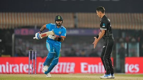 India vs New Zealand Highlights World Cup: Chase master Kohli powers IND to four-wicket win, Shami impresses with fifer