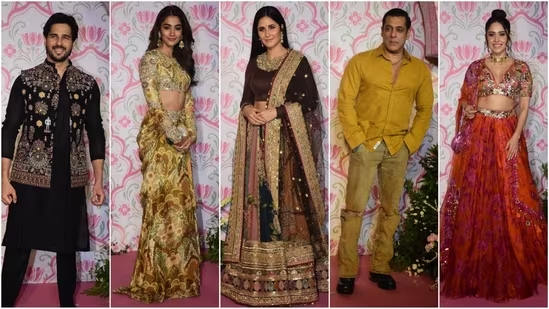 Salman Khan, Katrina Kaif, Sidharth Malhotra, Pooja Hegde and others attend Ramesh Taurani’s Diwali party.