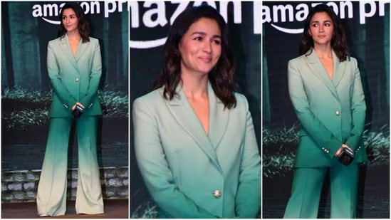 Alia Bhatt stuns in chic ombre pantsuit worth ₹3.15 lakh at Poacher trailer launch, redefines trends in power dressing