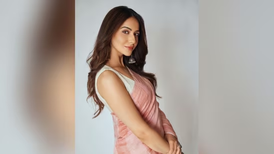 Rakul Preet Singh shines in ethereal pink saree, sets the bar high for ethnic fashion inspiration.