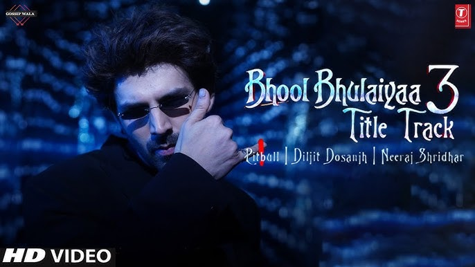 Bhool Bhulaiyaa 3 – Title Track | Kartik A | Pitbull, Diljit, Neeraj S, Tanishk, Pritam | Bhushan K