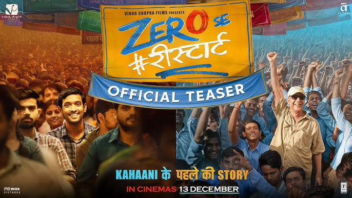 Zero Se Restart – Official Teaser | Vidhu Vinod Chopra | In Cinemas 13th December, 2024